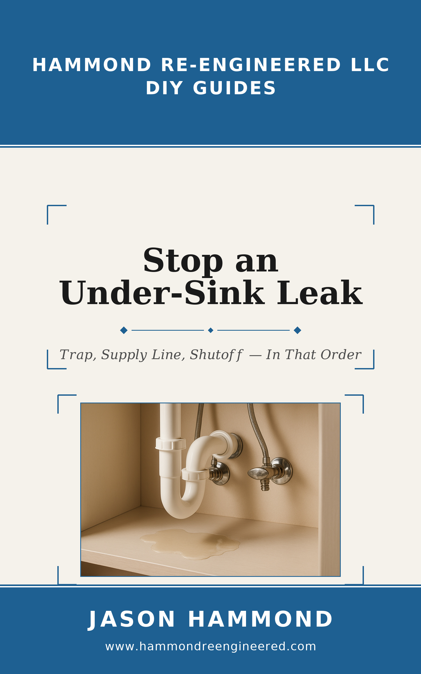 Stop an Under-Sink Leak — cover