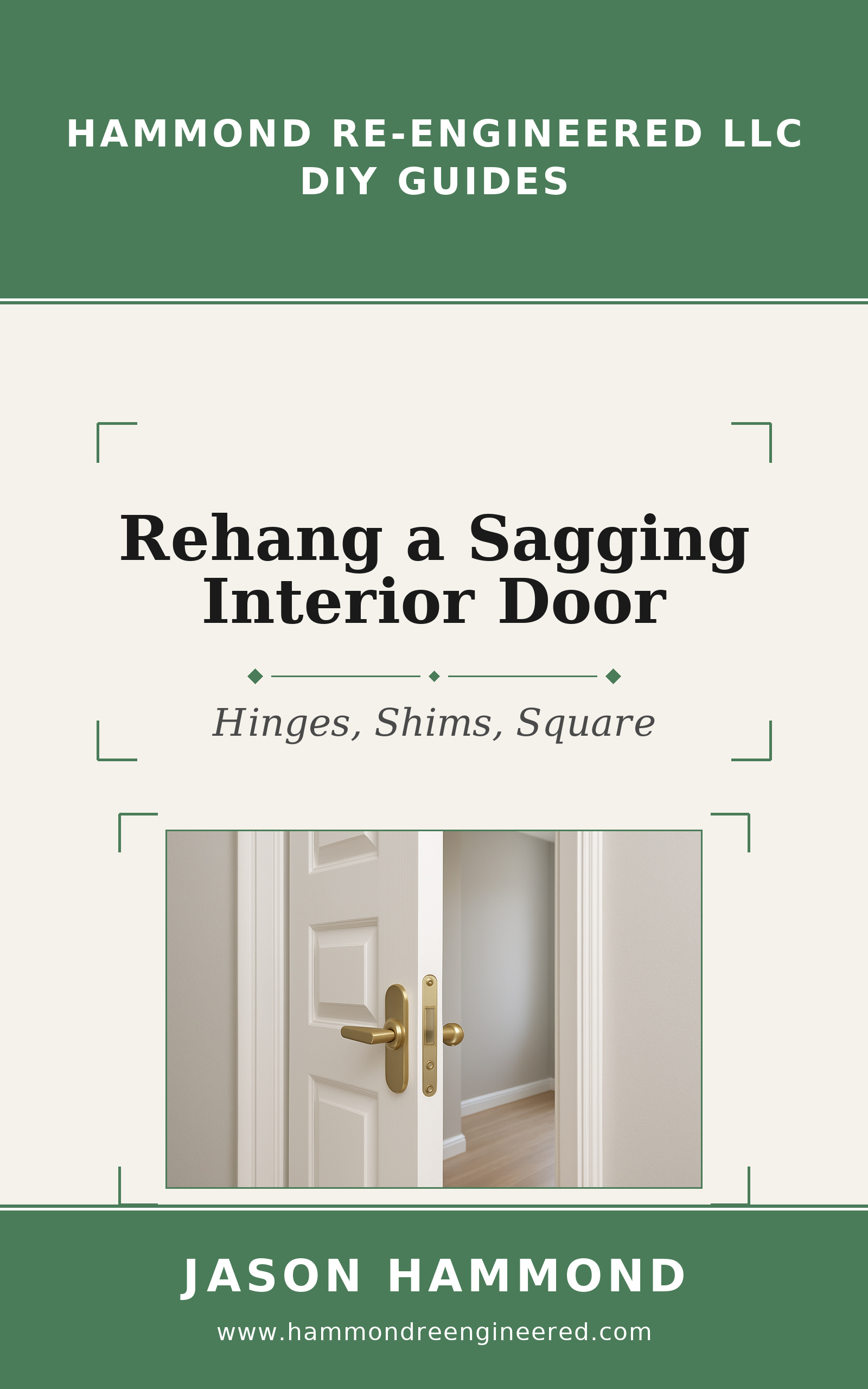 Rehang a Sagging Interior Door — cover