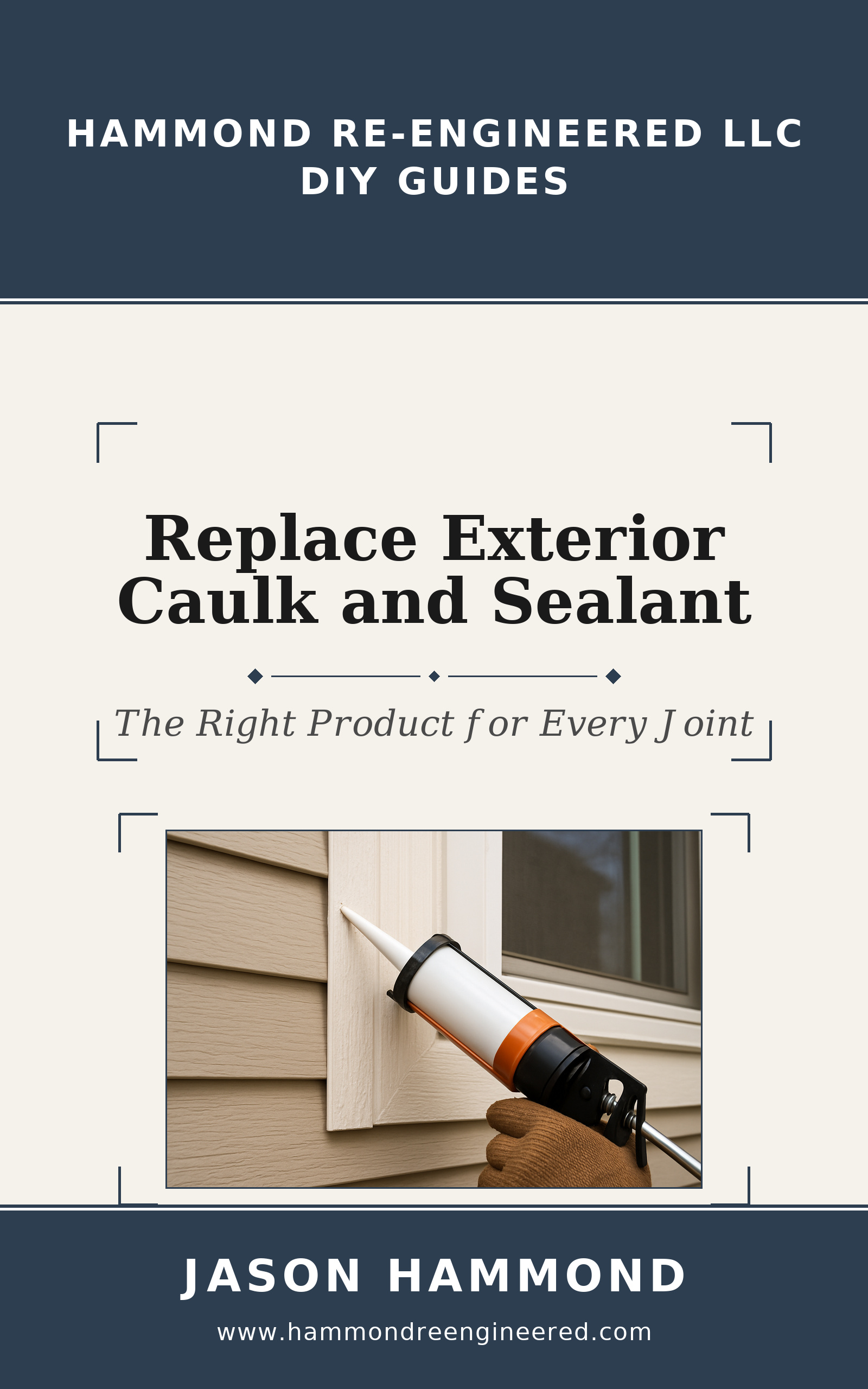 Replace Exterior Caulk and Sealant — cover