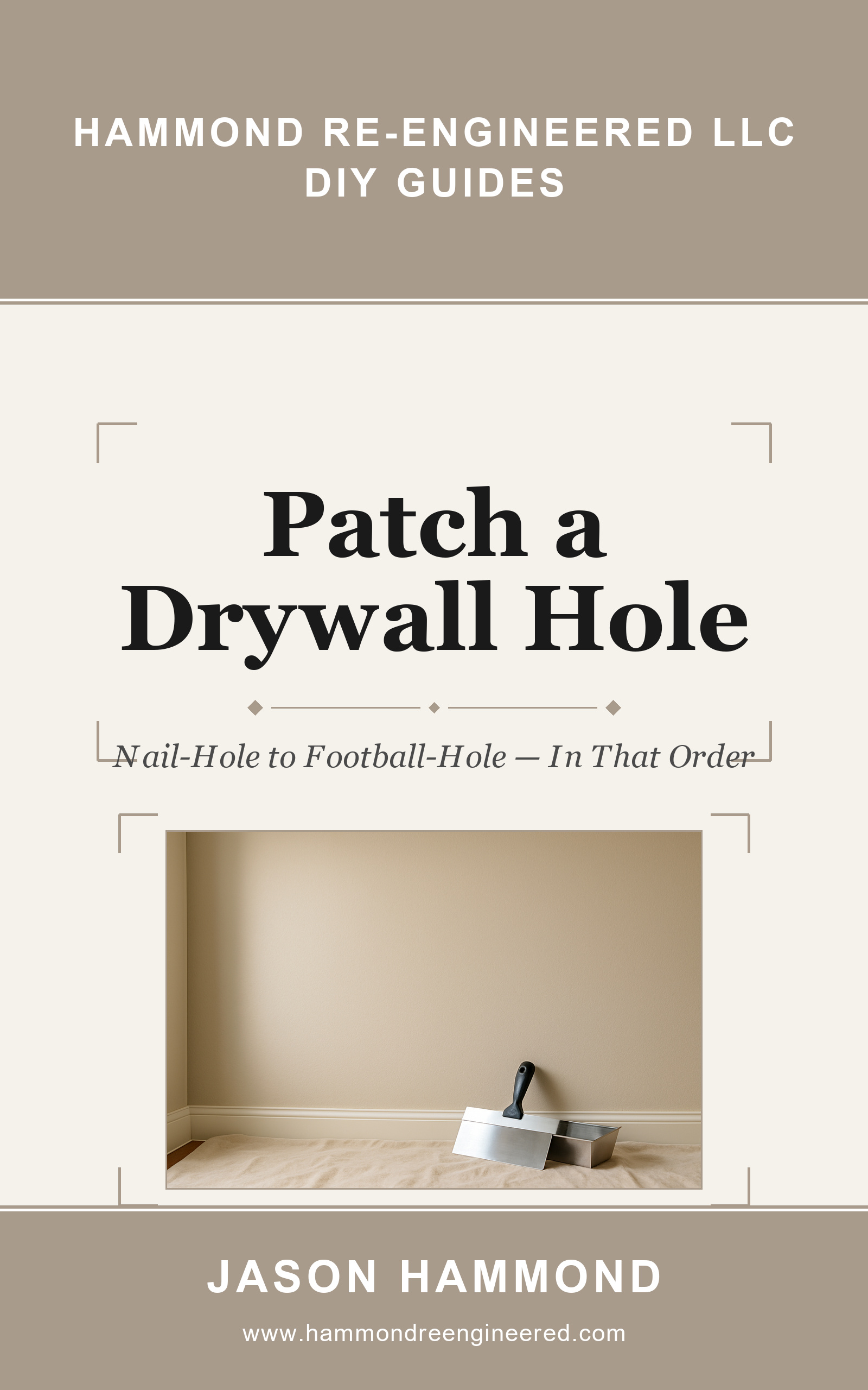 Patch a Drywall Hole — cover