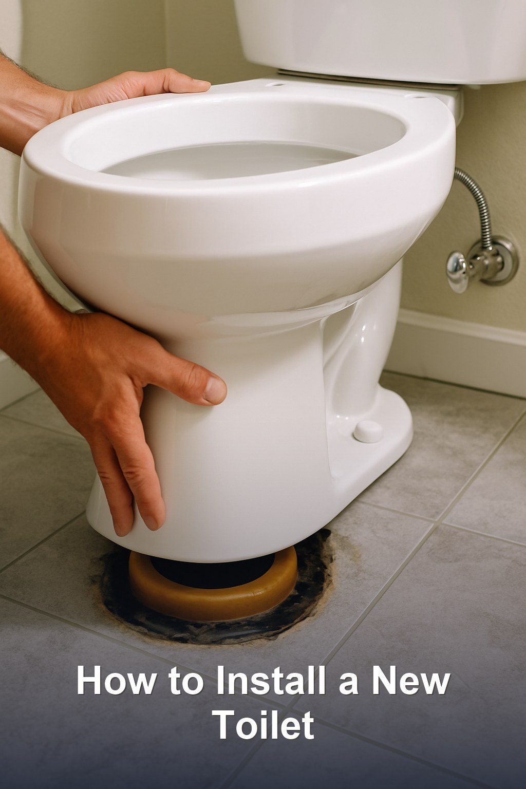 How to Install a New Toilet (Full Install Guide, 90 Minutes) | Hammond ...